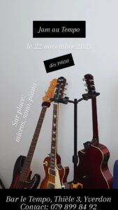 Jam session au Tempo le 22 novembre 2025