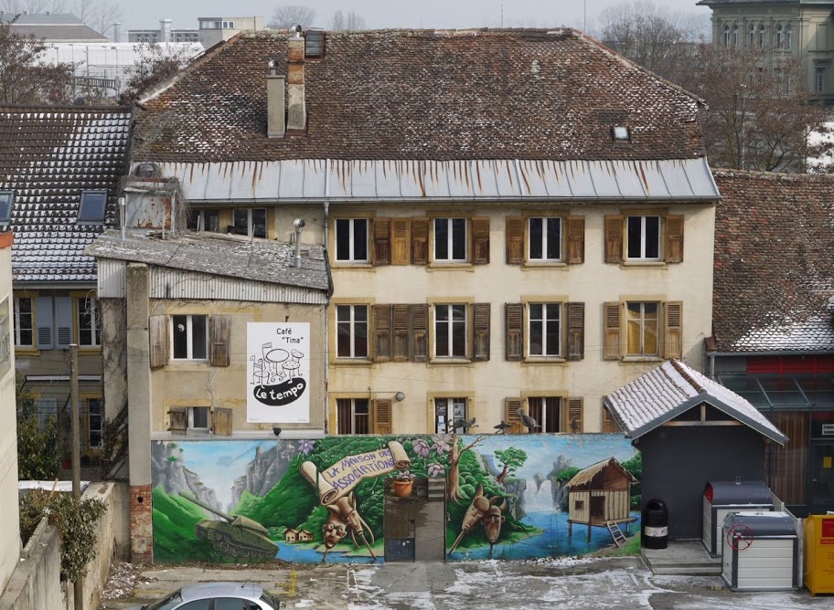 Vue aérienne de la Maison des associations